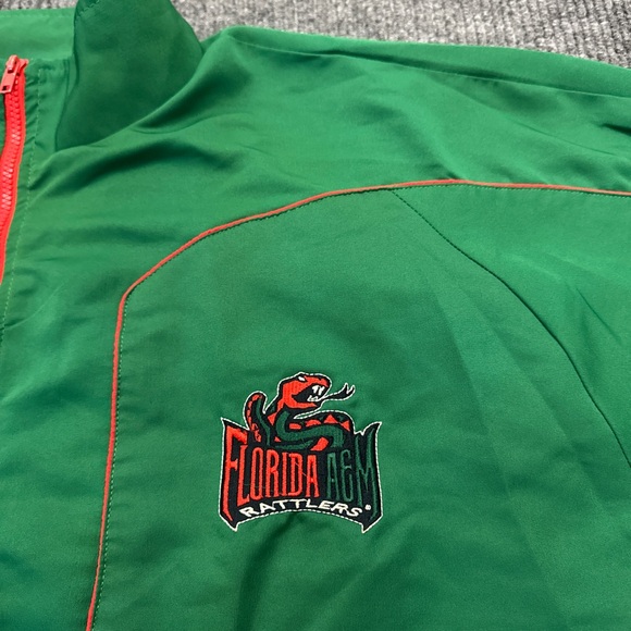 Vintage Florida A&M University Rattlers Collegiate Embroidered Zip Jacket - Picture 5 of 8